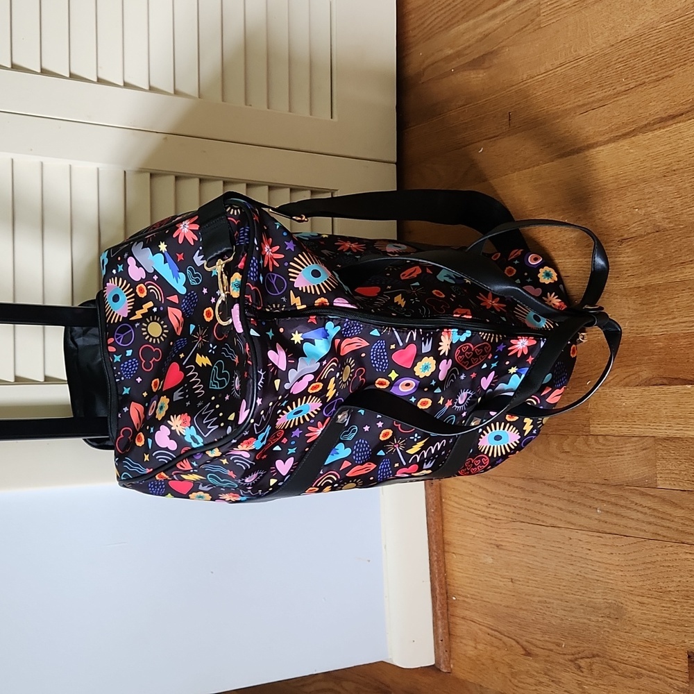 Disney Pride LQBTQIA+ Rolling Travel Duffle Multicolored Print by  Bioworld